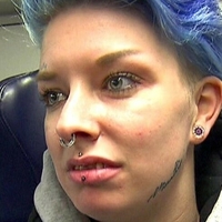 Girlwithfacetattoo aka Jacky aus Hartes Deutschland Nahé